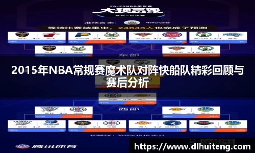 2015年NBA常规赛魔术队对阵快船队精彩回顾与赛后分析